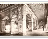 RPPC Interior of Diwan-I-Khas Red Fort Delhi India UNP Postcard Y17 - $11.83