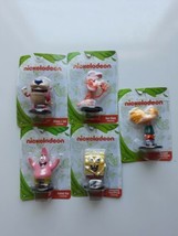 Nickelodeon Mini Figurine Pack Patrick, Spongebob, Stumpy, Arnold, Ren, New - £15.43 GBP