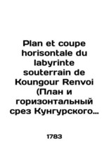 Plan et coupe horisontale du labyrinte souterrain de Koungour Renvoi. sian - £473.74 GBP