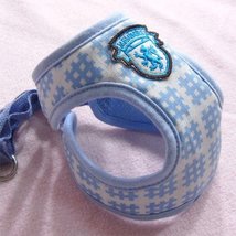 Alpha Dog Series Harness (Checkered, Blue) - $12.73
