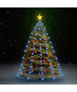 Tree Light Blue PVC Fits trees up to 82.7 in Fairy Lights Other - $940.72 MXN