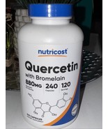 Nutricost Quercetin 880mg, 240 Vegetarian Capsules With Bromelain - 120 ... - $33.24