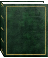 Magnetic Self-Stick 3-Ring Photo Album 100 Pages (50 Sheets), Hunter Green - $29.32 CAD