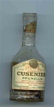 Cusenier Prunellia Cordial Glass Mini Bottle 1935 Illinois Tax Stamp - £14.01 GBP