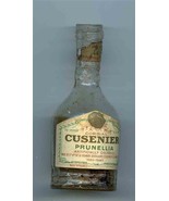 Cusenier Prunellia Cordial Glass Mini Bottle 1935 Illinois Tax Stamp - £13.91 GBP