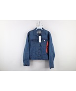 Deadstock Vintage Calvin Klein Womens Medium Spell Out Denim Jean Trucke... - $1,196.20 MXN