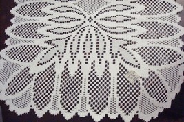 Great Lace (Liechtenstein Lace Collection) White rectangle 15&quot;x 33&quot; laced,New[15 - £15.91 GBP