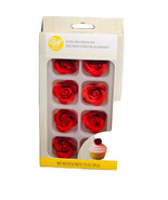 Wilton Ice Decorations -Red Cupcakes Topers:Roses/ShipN24Hours - $19.98 CAD