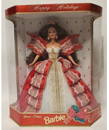 Mattel Special Edition Happy Holidays Barbie Red Gold Dress 1997 - $29.69