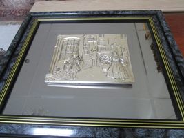 CREAZIONE ARTISTICHE ETERLING Relief .925 Silver Sculpture Town - $245.97