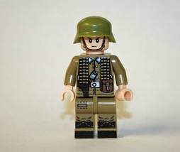 German WW2 Afrika Korps Desert Theater Ammo B Building Minifigure Bricks US - £5.48 GBP