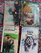 4 vintage kids paperbacks King Bear,Blackbeard&#39;s Ghost,White Fang,andCelery Stal - £14.78 GBP