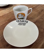 Vintage Monopoli Aquarius Mug &amp; Saucer Set - $655.25 MXN