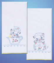 Tobin Stamped For Embroidery Kitchen Towels 17&quot;X30 - £15.17 GBP
