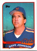 1989 Topps Davey Johnson #684 Manager Checklist New York Mets Baseball Card - £1.36 GBP