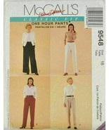 McCall&#39;s Pattern 9548 Classic Fit One Hour Pants Misses 16 Palmer Pletsc... - $6.50