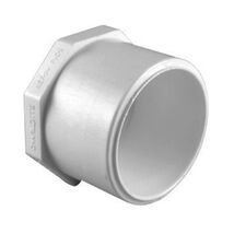 Charlotte Pipe Plug SCH 40 PVC 3/4" Spg White - $16.34
