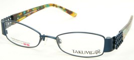 Nuovo Takumi T9905 050 Raso Blu Occhiali da Sole Montatura Occhiali 49-1... - $67.19