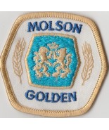 VINTAGE MOLSON GOLDEN CANADIAN BEER PATCH HAT JACKET BREWERY - £5.60 GBP