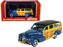 1948 Chevrolet Fleetmaster Woodie Station Wagon Como Blue with Black Top Limited - £96.09 GBP