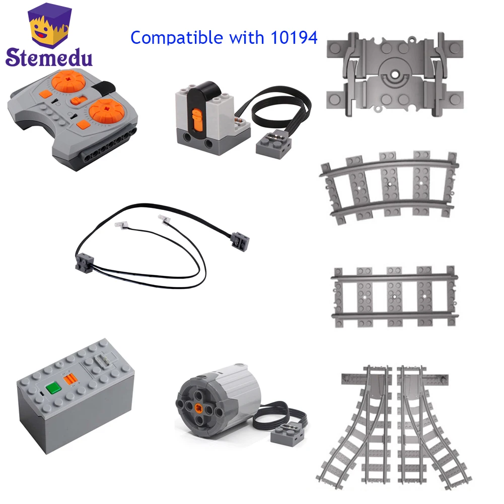High-tech MOC Power Function Compatible With All Brand Train Set City Tracks XL - £30.91 GBP+
