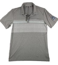 NWT Travis Mathew Endless Horizon Stripe Golf Polo Shirt Mens Large  - £28.13 GBP