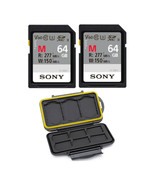 Sony 64GB M Series UHS-II SDXC Memory Card (U3) 2-Pack - £144.03 GBP