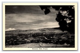 Birds Eye View Klamath Falls Oregon OR UNP Graycraft B&amp;W Postcard V8 - £7.28 GBP