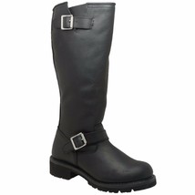 1443, RidTecs Black, Men 16&quot; HARNESS Engineer Biker Boot See Note◉2 - £127.85 GBP