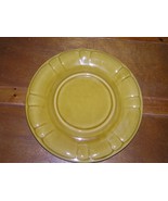 Vintage 1961 S. Gustin Co. Signed Made in USA Mustard Glaze Abstract SUN... - $7.69