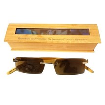Bamboo Rimless Sunreader Sunglasses by Georgio Caponi - +2.50 W/Case - $11.39