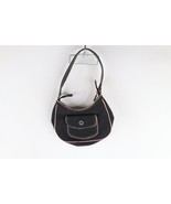 Vintage 90s Y2K Tommy Hilfiger Spell Out Nylon Leather Babydoll Handbag ... - $59.35