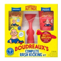 Boudreaux&#39;s Complete Rash Kicking Kit, Diaper Rash Ointment &amp; Applicator..+ - £26.89 GBP