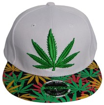 Cannabis Marijuana Weed Pot Leaf Adjustable Embroidered Cap Hat (US, Numeric, 7  - £7.89 GBP+