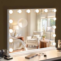 Hansong Vanity Mirror With Lights Hollywood Makeup Mirror With 14 Dimmable Led - £84.44 GBP