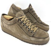 Mephisto Men’s Rainbow Walking Shoe Sneaker Sz 10.5 Camel Tan Nubuck Lea... - $59.35