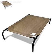 Large Dog Bed Elevated Outdoor Raised Pet Cot Indoor Durable Steel Frame - £58.30 GBP