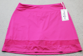 Lady Pinseeker Golf Performance Skort With Liner Women&#39;s L Pink Stretchy... - $40.26 CAD