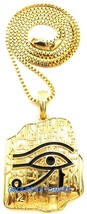 Auge Von Ra Neu Anhänger Mit 61cm Kiste Link Halskette Ägyptische Schutz Horus - £12.85 GBP+