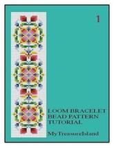 Bead Loom Vintage Motif 1 Multi-Color Bracelet Pattern PDF BP_108 - £3.58 GBP