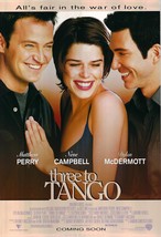 Three to Tango original 1999 vintage advance one sheet movie poster - $229.00