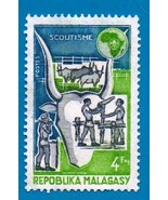 Malagasy Republic Mint Postage Stamp (1974) 4f World Scout Conference Sc... - £2.36 GBP