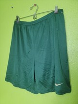 Vintage Nike Mesh Shorts Green Athletic Workout Practice Made In USA White Tag - £83.65 GBP