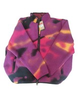 Jordan Flight MVP All Over Print Fleece Sherpa Jacket Mens Large Purple ... - $62.17