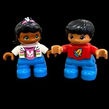 LEGO DUPLO Kids Figures In Blue Pants &amp; Colorful Tops - $4.80