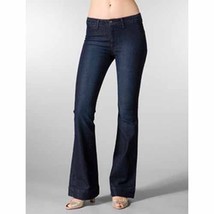 NWT RICH &amp; SKINNY blue jeans Jaded Starry Nite 26 luxe designer flare ce... - £55.81 GBP