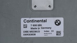 BMW N63 4.4L F01 F10 550 750 Engine Control Module Ecu Ecm Pcm 7608099 image 5
