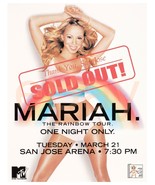 MARIAH CAREY RP 22 x 28 San Jose Arena SOLD OUT March 21, 2000 Concert P... - £35.97 GBP
