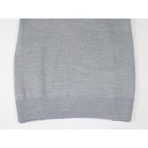 Mens PRINCELY Soft Merinos Wool Sweater Knits Light Weight Polo 1011-40 Lt Gray image 5