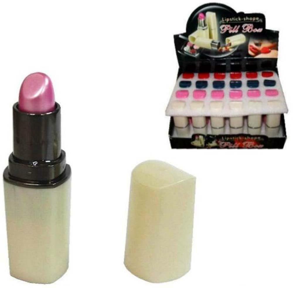 2 LIP STICK STASH PILL BOX novelty pills hiding holder womens lipstick n... - $6.64